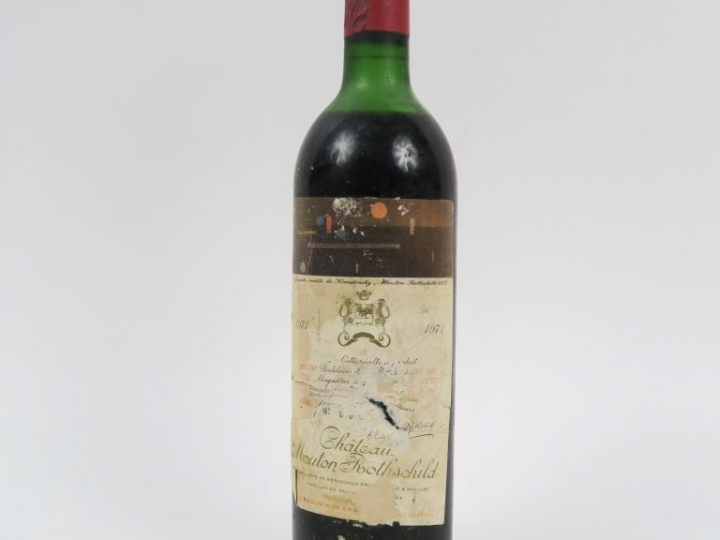 1 BOUTEILLE CHÂTEAU MOUTON ROTHSCHILD 1er GCC PAUILLAC - 1971 - HEP-ME
