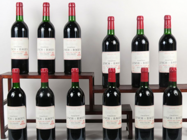 12 BOUTEILLES CHÂTEAU LYNCH BAGES GCC PAUILLAC - 1987 - CBO - LB