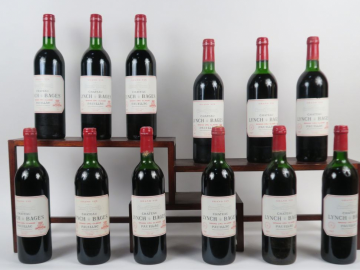 12 BOUTEILLES CHÂTEAU LYNCH BAGES GCC PAUILLAC - 1987 - CBO - 6 HEP/1 