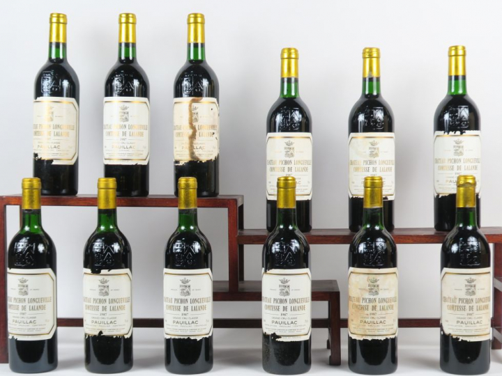 12 BOUTEILLES CHÂTEAU PICHON LONGUEVILLE COMTESSE DE LALANDE GCC PAUIL