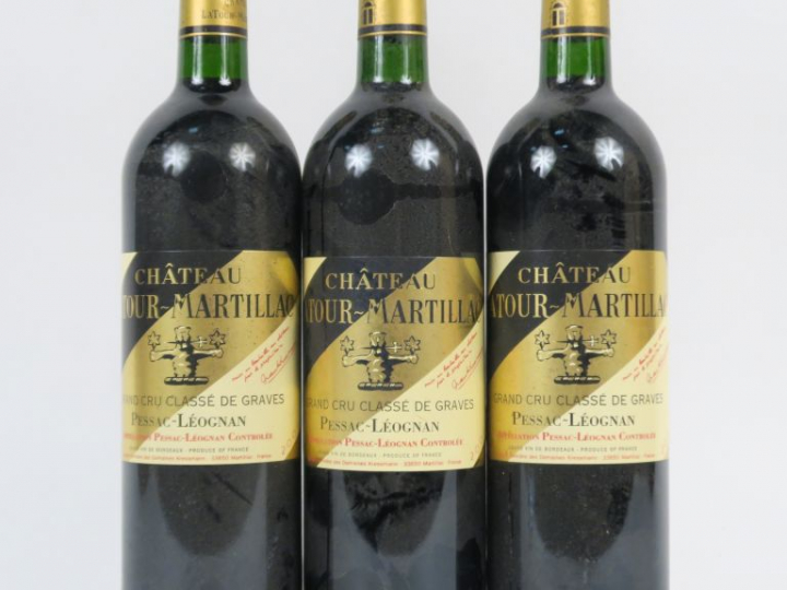 3 BOUTEILLES CHÂTEAU LATOUR MARTILLAC GCC GRAVES - 2001