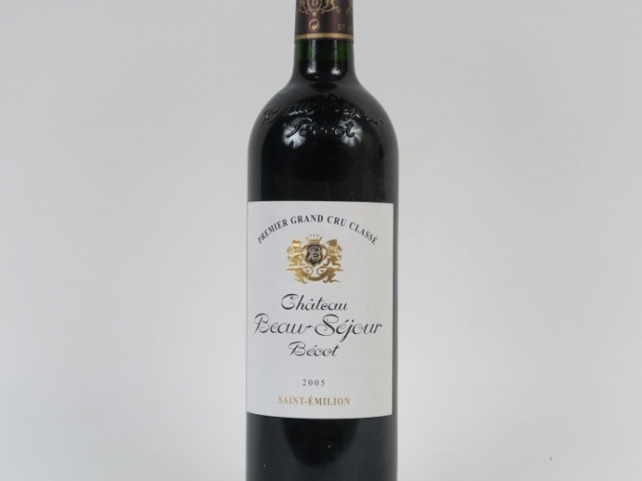 1 BOUTEILLE CHÂTEAU BEAU SEJOUR BECOT 1er GCC ST EMILION - 2005