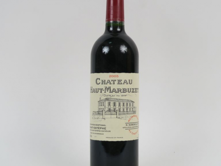 1 BOUTEILLE CHÂTEAU HAUT MARBUZET ST ESTEPHE - 2005