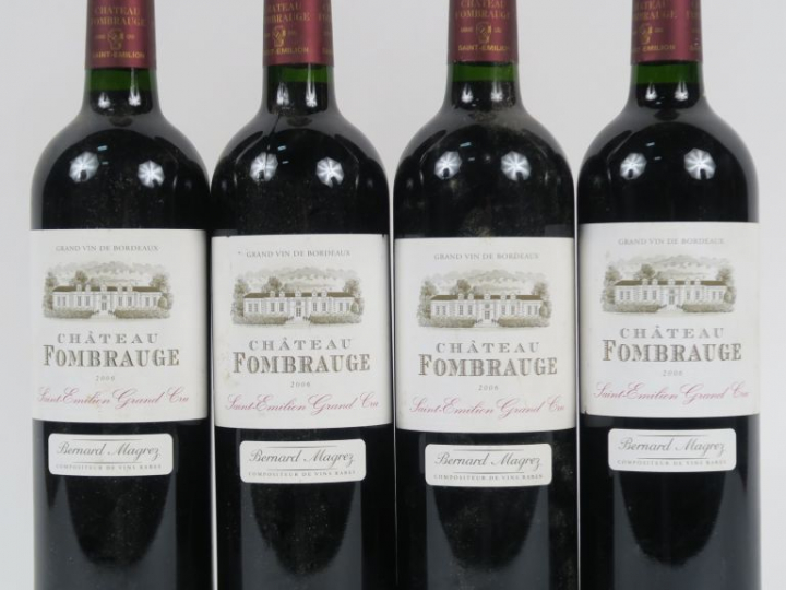 4 BOUTEILLES CHÂTEAU FOMBRAUGE GC ST EMILION - 2006