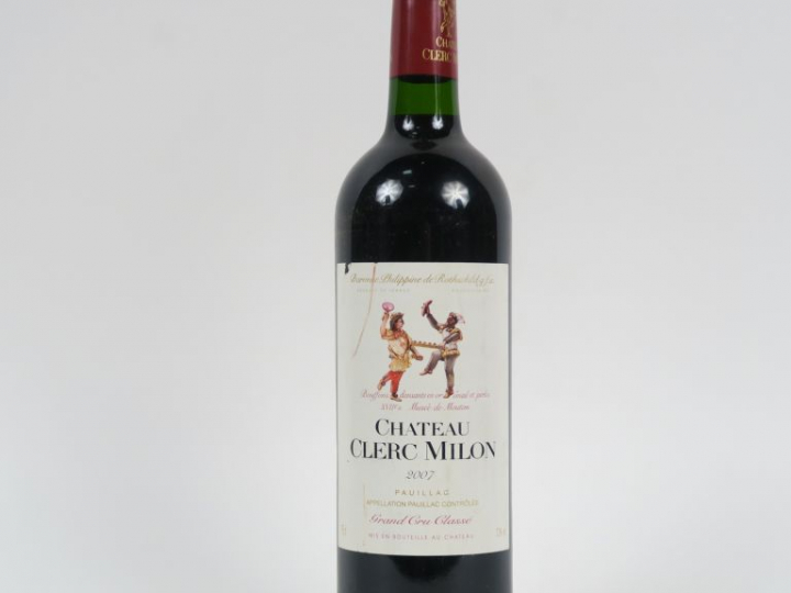 1 BOUTEILLE CHÂTEAU CLERC MILON GCC PAUILLAC - 2007