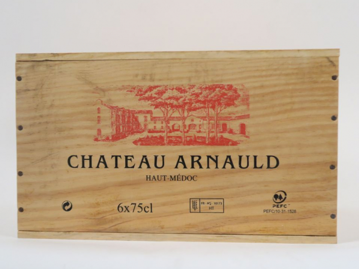 6 BOUTEILLES CHÂTEAU ARNAULD HAUT MEDOC - 2010