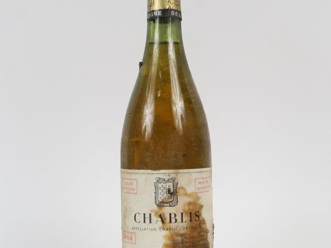 1 BOUTEILLE CHABLIS ALEXIS LICHINE - 1964 - ET