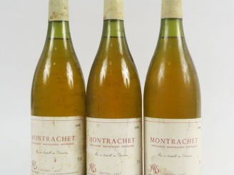 Vente aux enchères 3 BOUTEILLES MONTRACHET NOËL BOUTON - 1985