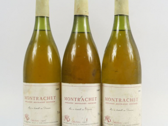 Vente aux enchères 3 BOUTEILLES MONTRACHET NOËL BOUTON - 1985