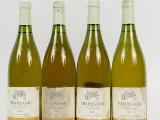 Vente aux enchères 4 BOUTEILLES MEURSAULT 'LES MEURGERS' LES CAVES DU PRIEURÉ - 2002 - 1 