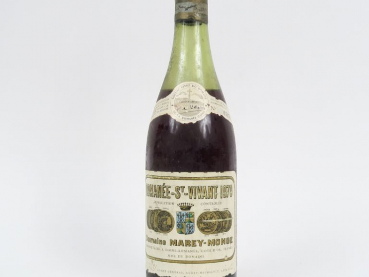 1 BOUTEILLE ROMANÉE ST VIVANT DOMAINE MAREY MONGE - 1970 - 6,5 CM