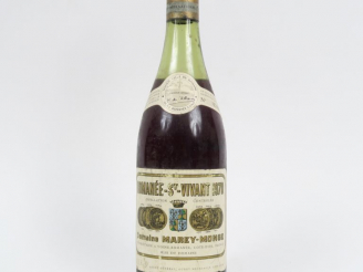Vente aux enchères 1 BOUTEILLE ROMANÉE ST VIVANT DOMAINE MAREY MONGE - 1970 - 5,5 CM