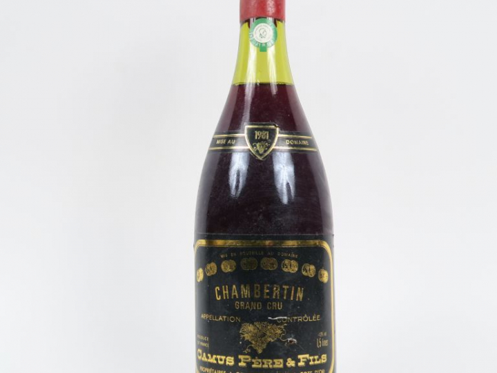 1 MAGNUM CHAMBERTIN GC CAMUS PÈRE   FILS - 1981