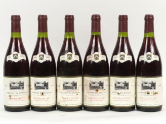 Vente aux enchères 6 BOUTEILLES BOURGOGNE DOMAINE DU CHÂTEAU - 1985
