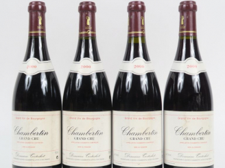 Vente aux enchères 4 BOUTEILLES CHAMBERTIN GC DOMAINE TORTOCHOT - 2000