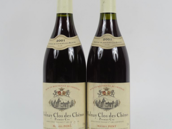 2 BOUTEILLES VOLNAY 1er CRU 'CLOS DE CHÊNES' CHÂTEAU DE SAVIGNY LES BE