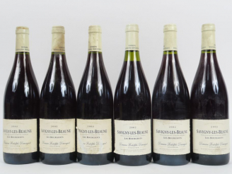 Vente aux enchères 6 BOUTEILLES SAVIGNY LES BEAUNE 'LES BOURGEOTS' DOMAINE RODOLPHE DEMOU