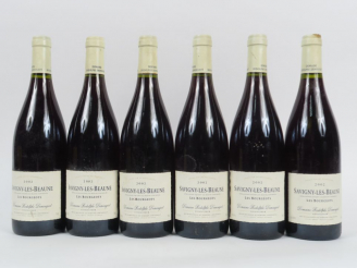 Vente aux enchères 6 BOUTEILLES SAVIGNY LES BEAUNE 'LES BOURGEOTS' DOMAINE RODOLPHE DEMOU