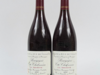 Vente aux enchères 2 BOUTEILLES BOURGOGNE CÔTE CHALONAISE 'LA DIGOINE' DOMAINE A. ET P. D