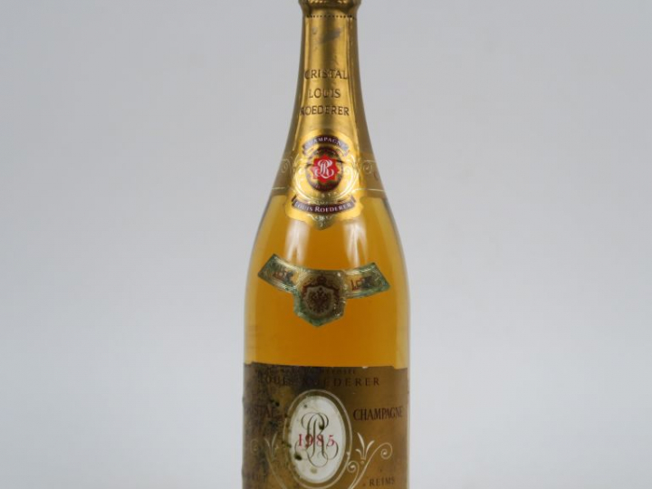 1 BOUTEILLE CHAMPAGNE CRISTAL ROEDERER - 1985 - ELT