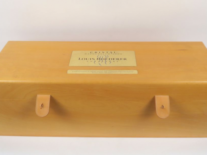 1 COFFRET (VIDE) MATHUSALEM CRISTAL ROEDERER - 2000