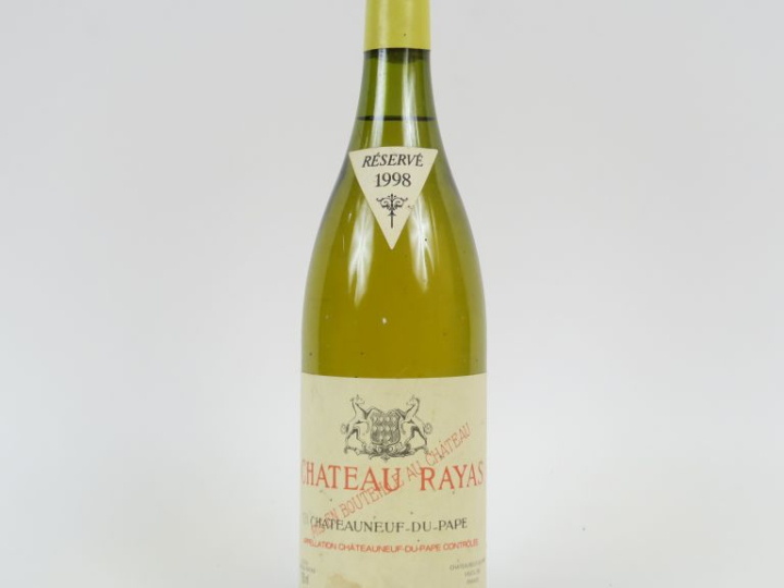 1 BOUTEILLE CHÂTEAUNEUF DU PAPE BLANC CHÂTEAU RAYAS - 1998 - ELA