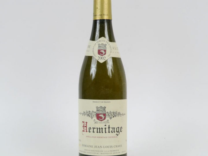 1 BOUTEILLE HERMITAGE BLANC DOMAINE JEAN LOUIS CHAVE - 2002
