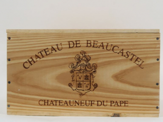 Vente aux enchères 6 BOUTEILLES CHÂTEAUNEUF DU PAPE CHÂTEAU DE BEAUCASTEL - 2006 - CBO