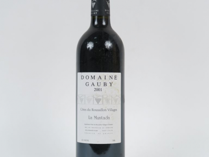 1 BOUTEILLE DOMAINE GAUBY 'LA MUNTADA' CÔTES DU ROUSSILLON VILLAGES- 2