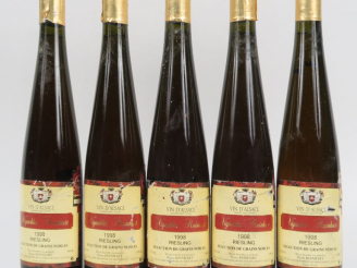 Vente aux enchères 5 BOUTEILLES (50 CL) RIESLING S.G.N. REINHART - 1998
