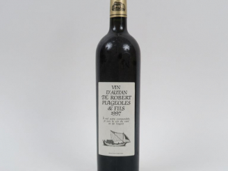 Vente aux enchères 1 BOUTEILLE VIN D'AUTAN ROBERT PLAGEOLLES   FILS - 1997