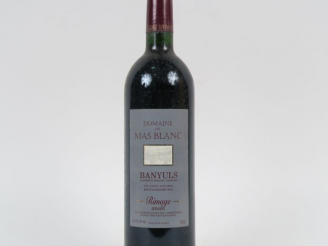 Vente aux enchères 1 BOUTEILLE BANYULS DOMAINE DU MAS BLANC 'RIMAGE' - 2006