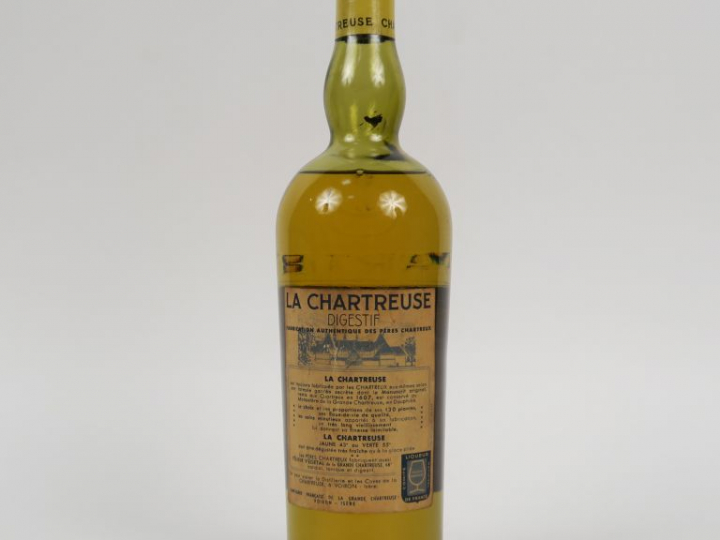 1 BOUTEILLE CHARTREUSE JAUNE PÉRIODE 1956-1964