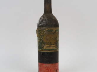 Vente aux enchères 1 TRÈS VIEILLE BOUTEILLE RHUM J. LAURENT   FILS
