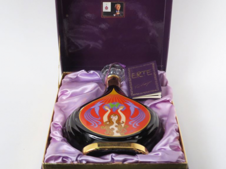 1 BOUTEILLE COGNAC COURVOISIER COLLECTION ERTE 'VENDANGES' N°4665 - CO