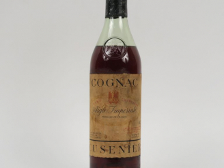 Vente aux enchères 1 VIEILLE BOUTEILLE COGNAC 'AIGLE IMPÉRIAL' CUSENIER
