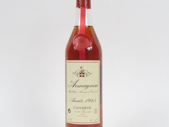 1 BOUTEILLE ARMAGNAC CASTAREDE - 1945 - CBO - MISE : 28/12/2005