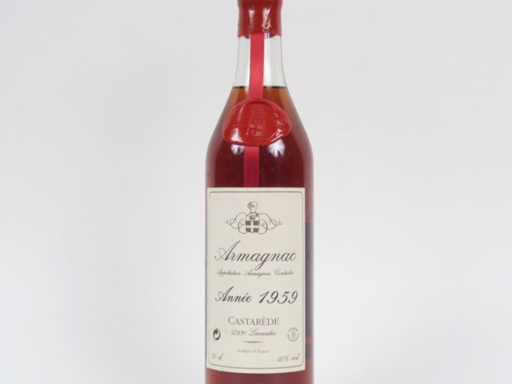 1 BOUTEILLE ARMAGNAC CASTAREDE - 1959 - CBO - MISE : 13/01/2004