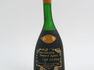 Vente aux enchères 1 BOUTEILLE VIEIL ARMAGNAC DOMAINE DE JUGLARON - 1973