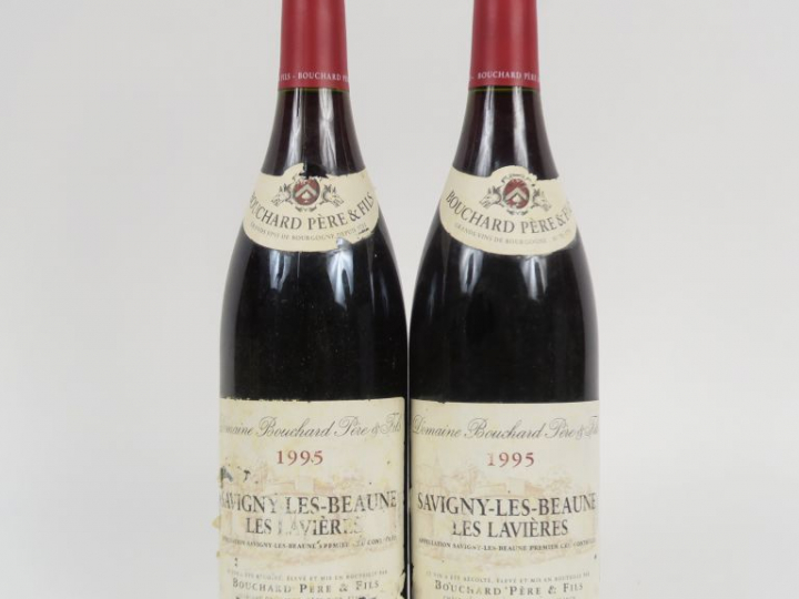 2 BOUTEILLES SAVIGNY LES BEAUNE 'LES LAVIERES' BOUCHARD PÈRE   FILS - 