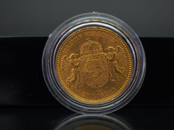 Pièce de 20 Couronnes or, François-Joseph, 1893. FRAIS ACHETEURS 5% TT