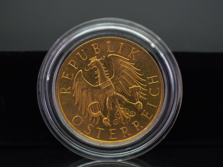 Pièce de 25 Schilling or, Première République d'Autriche, 1930. FRAIS 