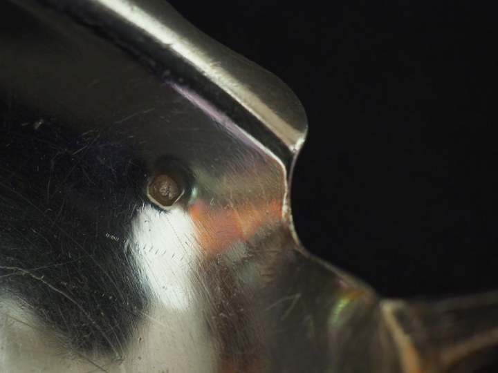 	Louche à crème de style Louis XVI en argent, poinçon Minerve, à décor