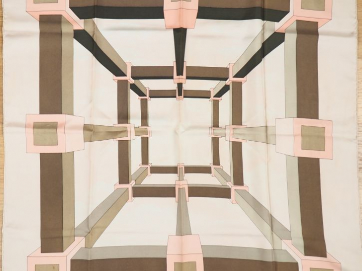 HERMES A.M.Cassandre pour HERMES Paris. "Perpective". Dans sa boîte. (