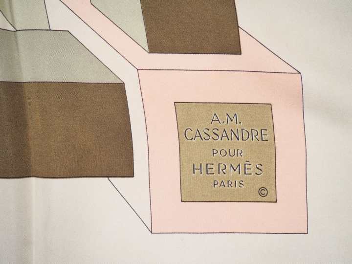 HERMES A.M.Cassandre pour HERMES Paris. "Perpective". Dans sa boîte. (