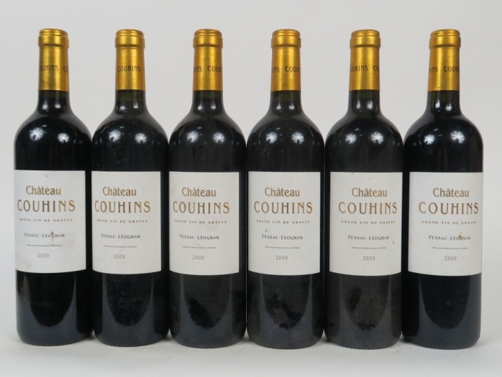 6 BOUTEILLES CHÂTEAU COUHINS PESSAC LEOGNAN - 2009