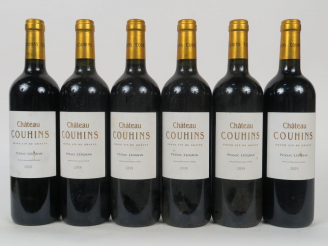Vente aux enchères 6 BOUTEILLES CHÂTEAU COUHINS PESSAC LEOGNAN - 2009