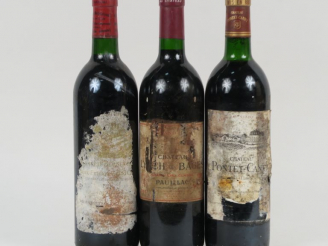Vente aux enchères 3 BOUTEILLES : 1 CHÂTEAU LYNCH BAGES GCC PAUILLAC ETA - 1 CHÂTEAU PONT