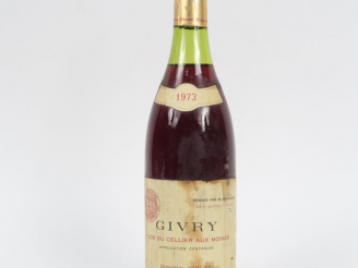 Vente aux enchères 1 BOUTEILLE GIVRY 'CLOS DU CELLIER AUX MOINES' DOMAINE JOBLOT - 1973