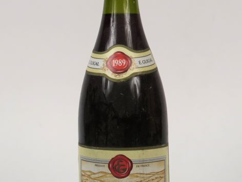 1 BOUTEILLE CÔTE ROTIE 'BRUNE ET BLONDE' GUIGAL - 1989 - 2 CM